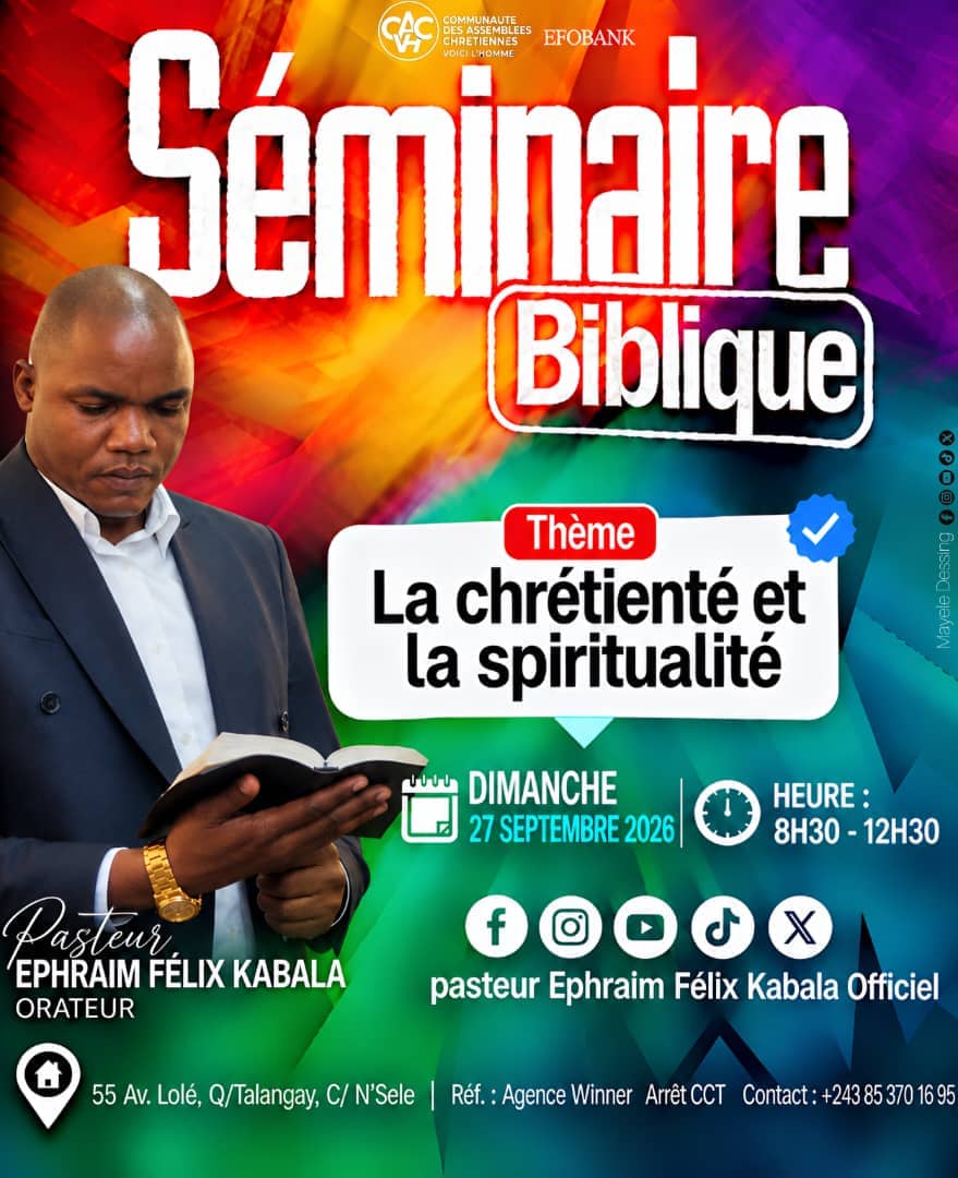 Séminaire biblique : La chrétienté et la spiritualité